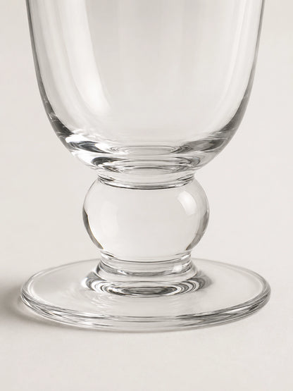 TALL STEMMED GLASS VASE