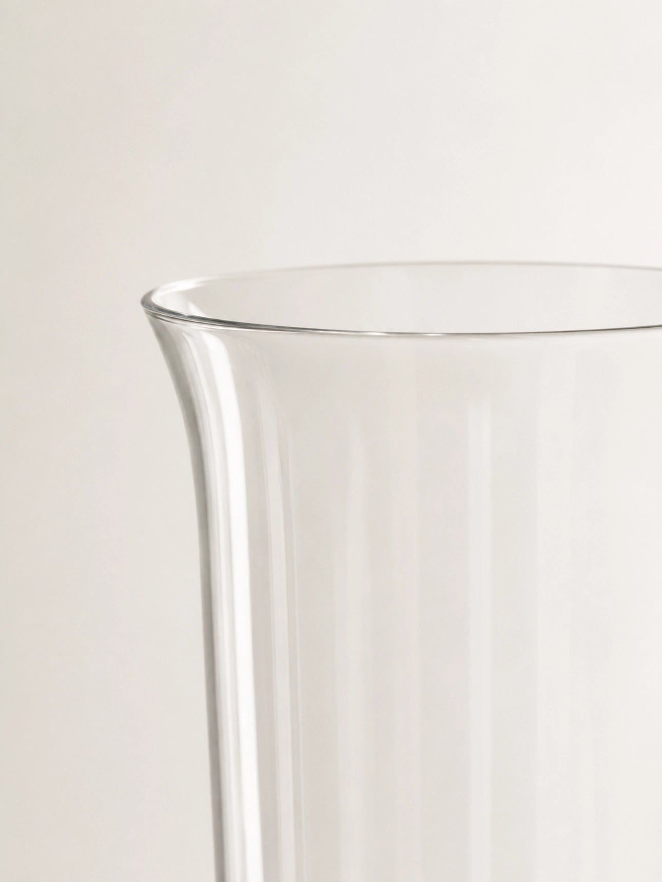 TALL STEMMED GLASS VASE