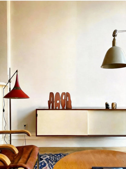 HANDCRAFTED SOLID WOOD  SCULPTURE