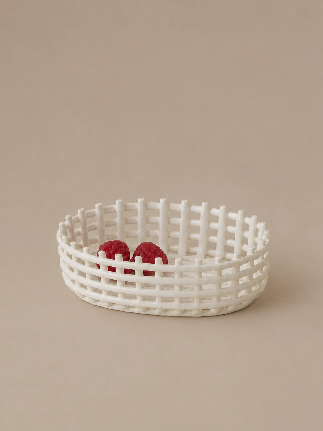 CERAMIC WOVEN BASKET