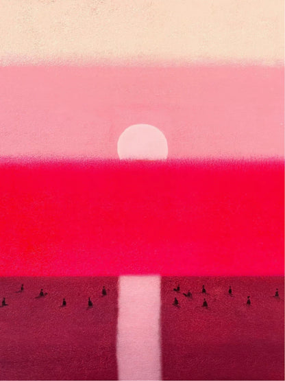 SUNSET GRADIENT WALL ART