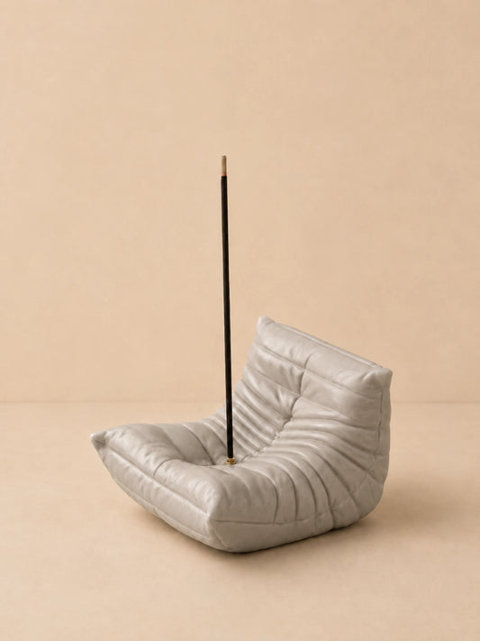 LEATHER-LOOK SOFA INCENSE HOLDER