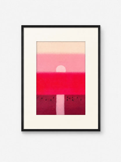 SUNSET GRADIENT WALL ART