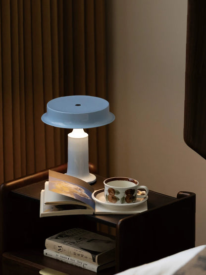 HAT-SHAPED RECHARGEABLE TABLE LAMP