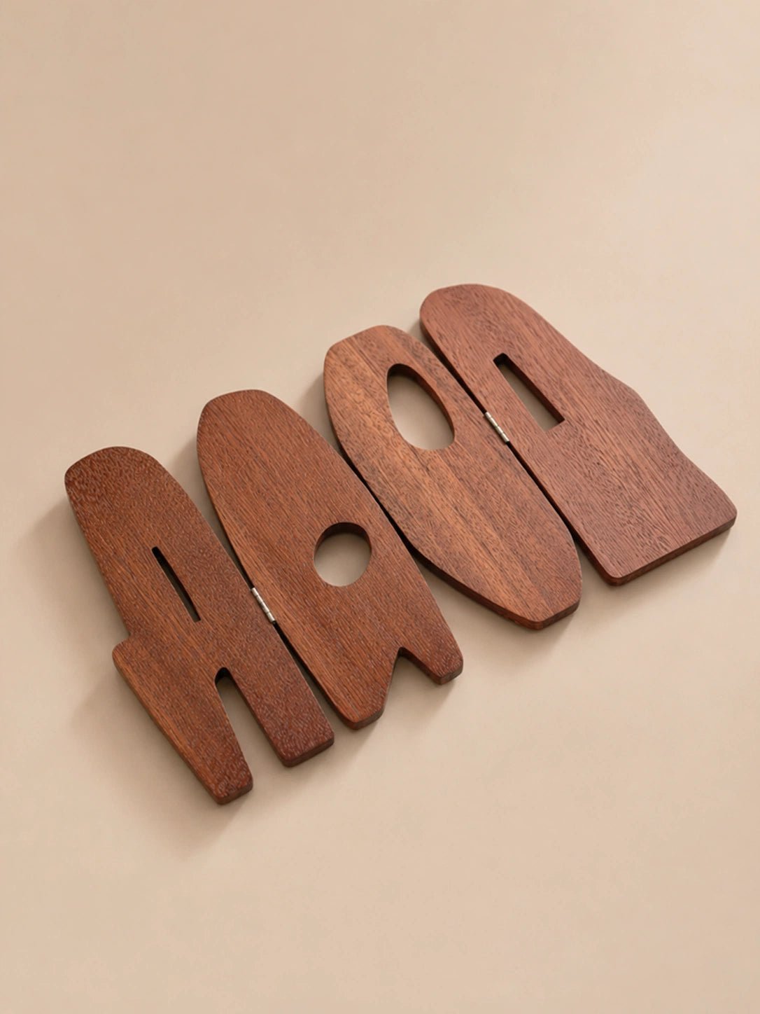 HANDCRAFTED SOLID WOOD  SCULPTURE