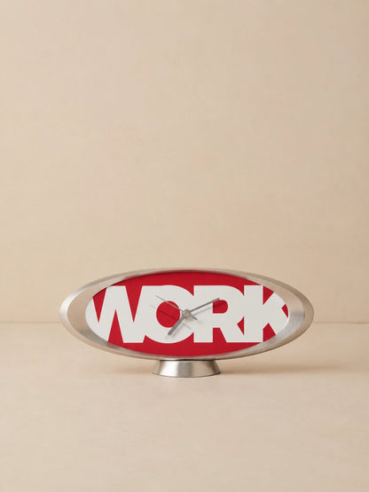 BAUHAUS WORD DESK CLOCK