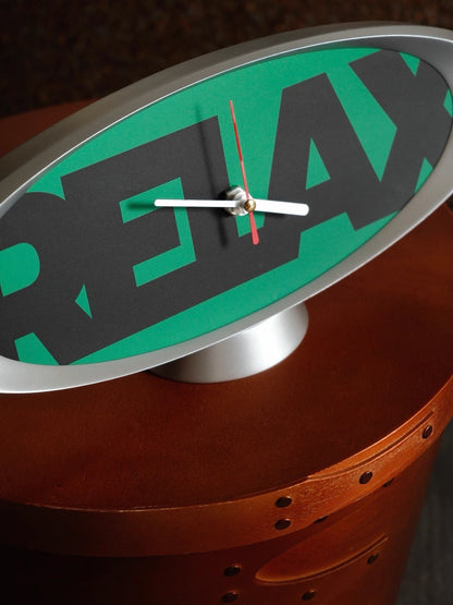 BAUHAUS WORD DESK CLOCK